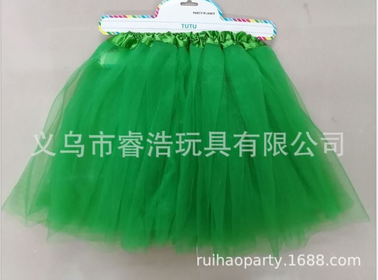 爱尔兰节裙子三叶草裙子绿色裙子 厂家直销热卖