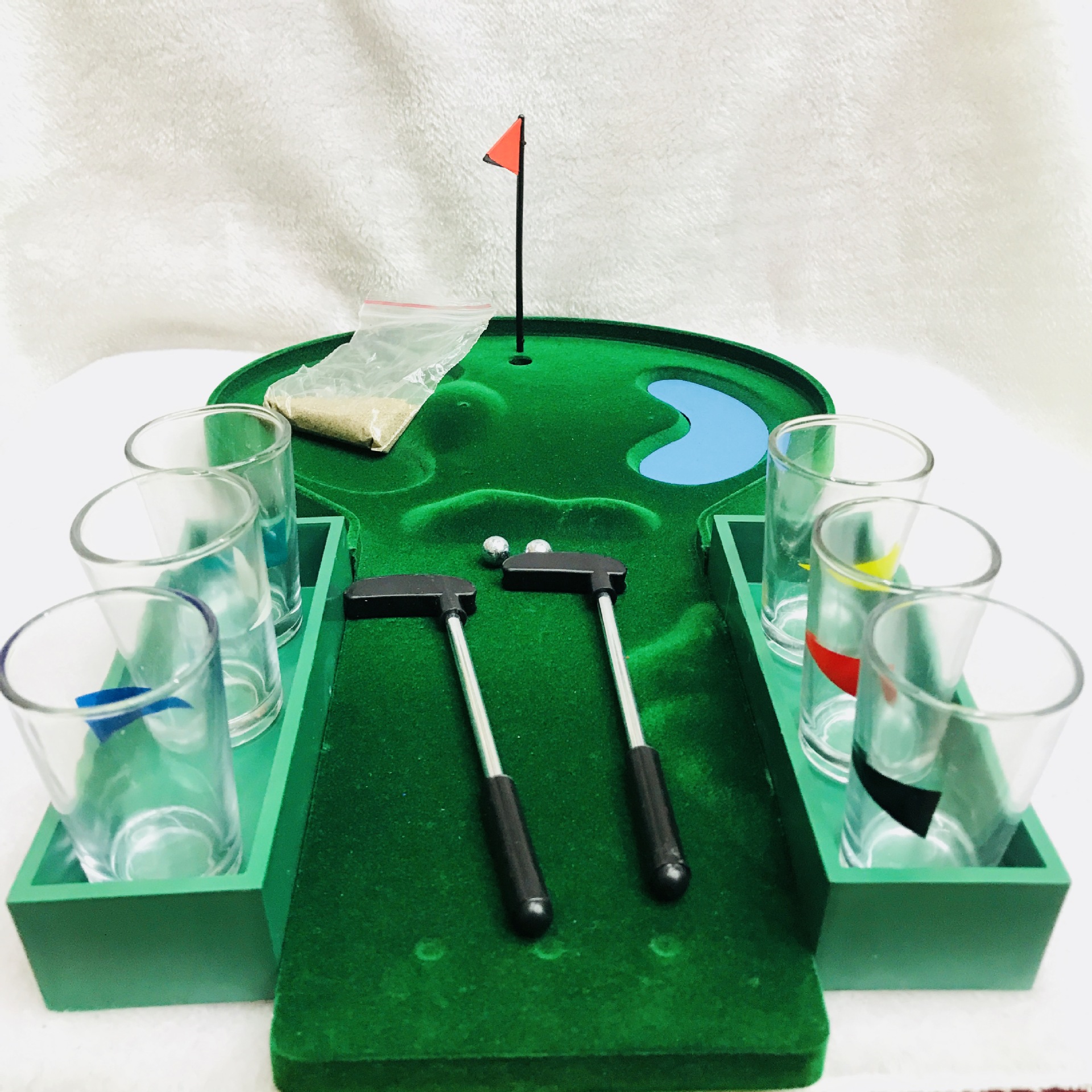 GOLFDrinkingGame迷你桌上高尔夫酒杯游戏酒吧聚会派对家庭详情8