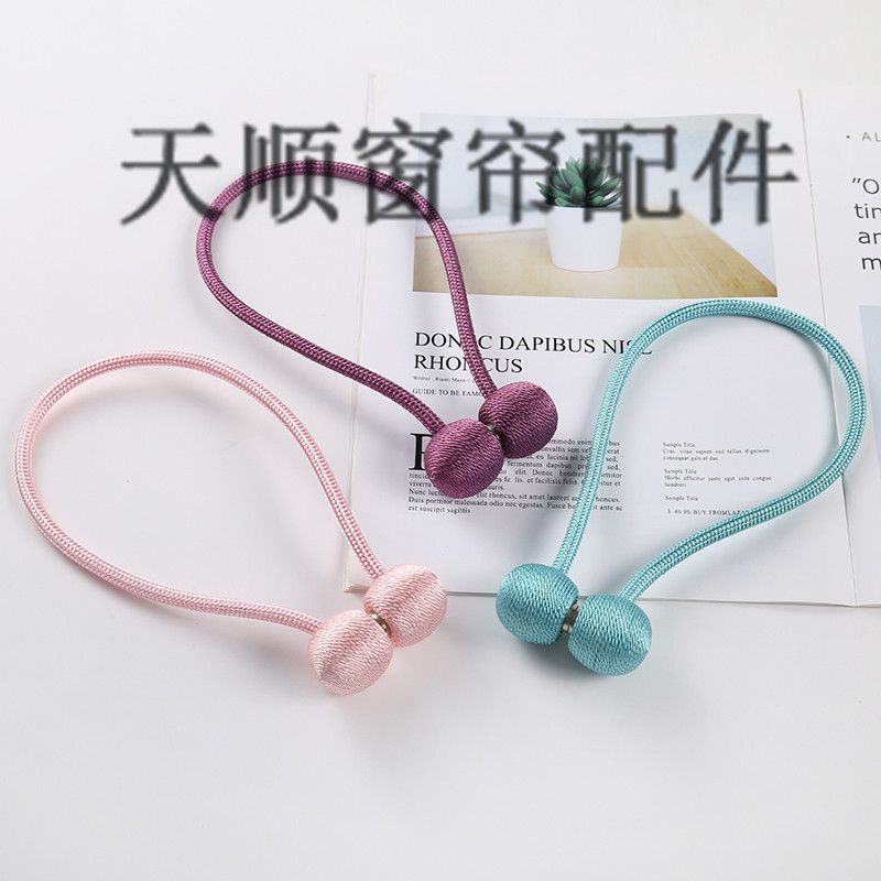 A pair of curtain straps, magnetic fasteners, binding straps, ropes, magnetic curtain fasteners, hooks, decorative accessories Specification image