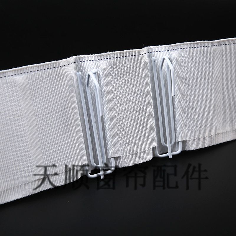 The curtain head hooks, fabric straps, cotton white fabric straps, fabric strips, fabric straps on the curtain, auxiliary accessories, thickened, all cotton and pure cotton Specification image