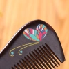 Factory direct sales of high-quality painted massage combs and portable peach wood combs Specification image