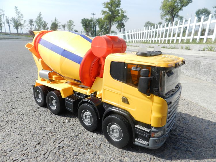 Simulation mixer model hand toy car engineering car children simulation inertia car roller concrete car