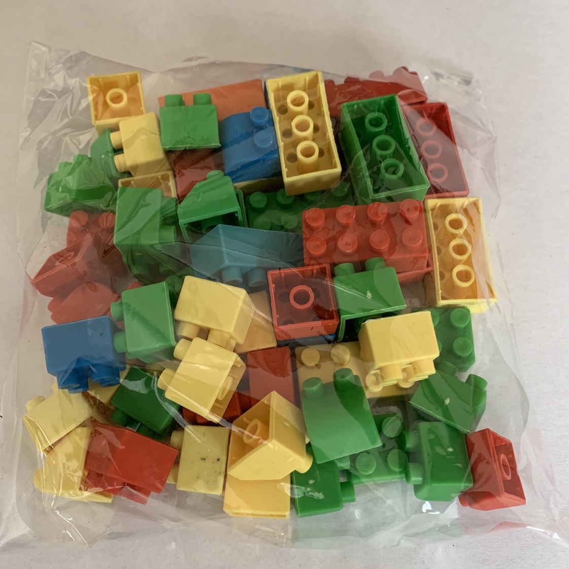 Children's block assembly toys puzzle 4-6 years old baby boys and girls big particle plastic intelligence development 350B