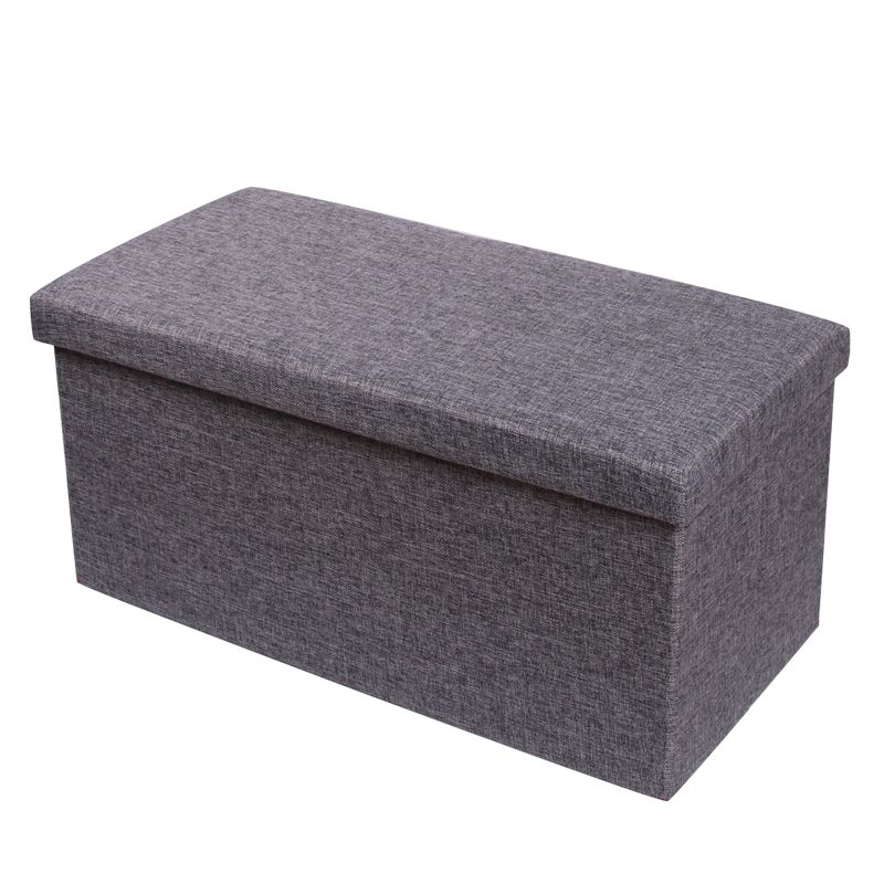Cotton linen storage stool Foldable multi-functional storage stool Toy storage stool Household shoe change stool 76