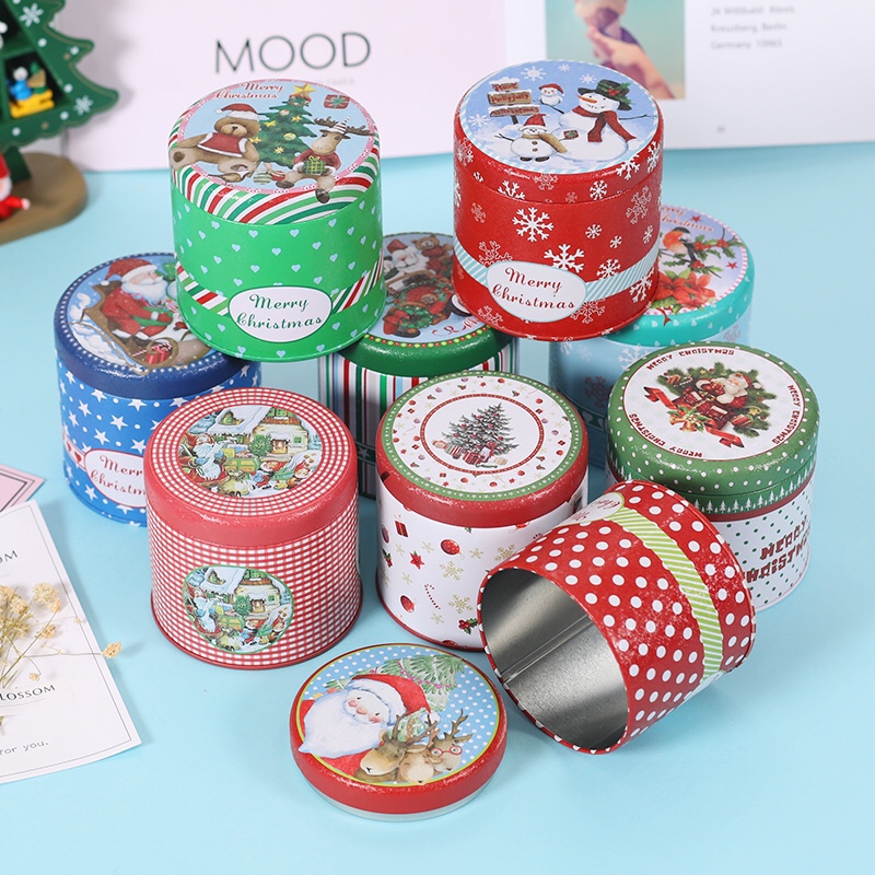 Christmas tree, Father Christmas, Snowman, candy box, chocolate box, gift box