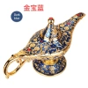 European-style imitation classical handicrafts, decorative creative ornaments, props, wishing lanterns, gifts, metal large h, Aladdin's magic lamp Specification image