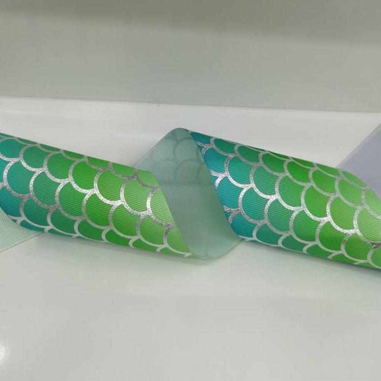 75Cm Polyester Rib With Heat Transfer Ribbon Hot Stamping (Silver) Webbing Manufacturers Direct Spot Custom Accessories undefined