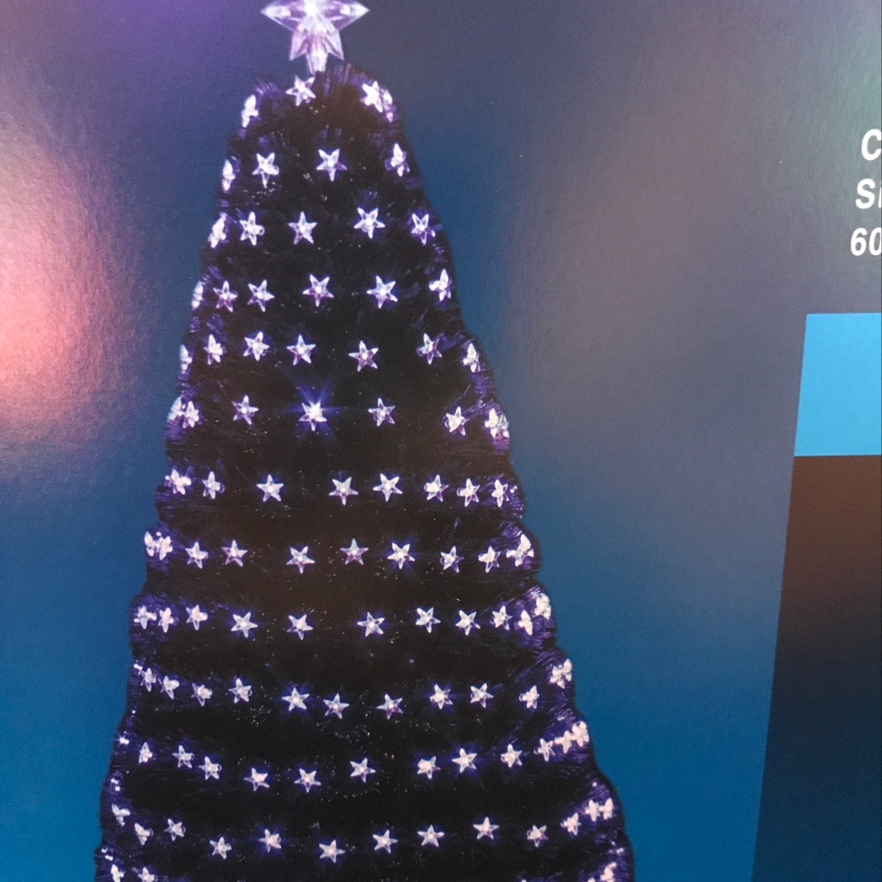 All-blue Christmas tree Christmas handicrafts