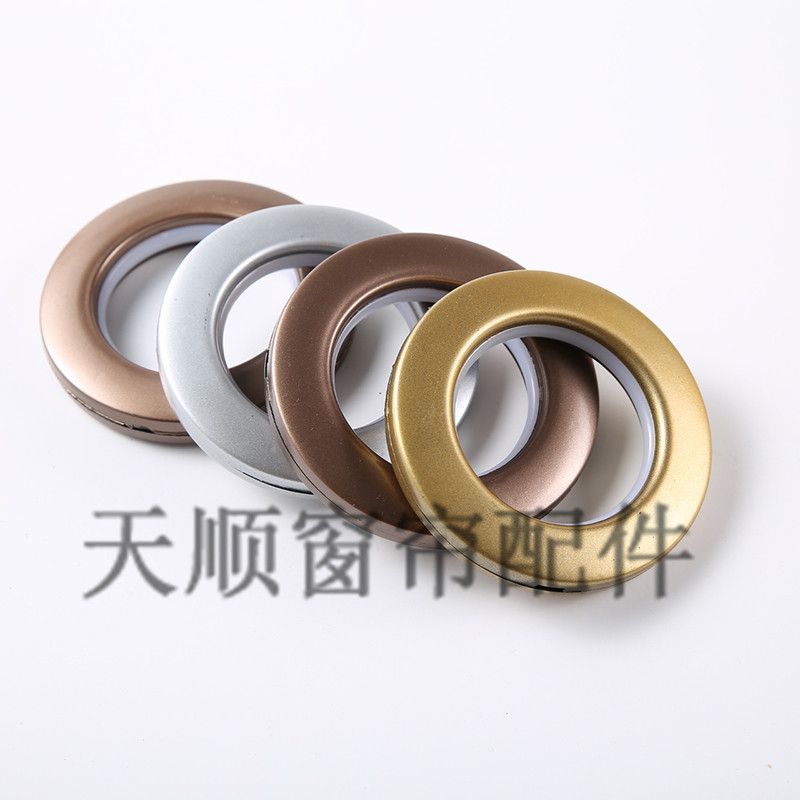 Curtain ring, thickened silent ring, perforated ring, threaded buckle, curtain accessories