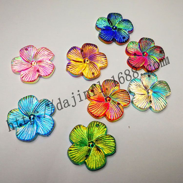 Windmill flower AB color plating domestic acrylic drill hand sewing drill DIY hand decoration drill thumbnail