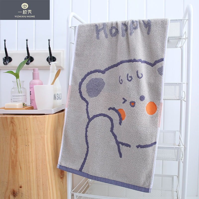 Pure cotton absorbent face towels and cartoon towels factory direct sales 2126 detail image 7