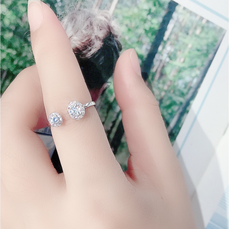 Simple, fashionable, elegant and versatile, the same style ring as the Internet celebrity, with an adjustable ring opening for women Specification image