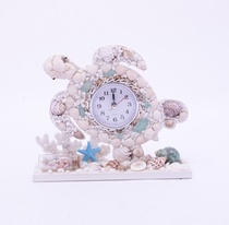 Natural shell clock turtle beach tourism souvenirs can be customized logo