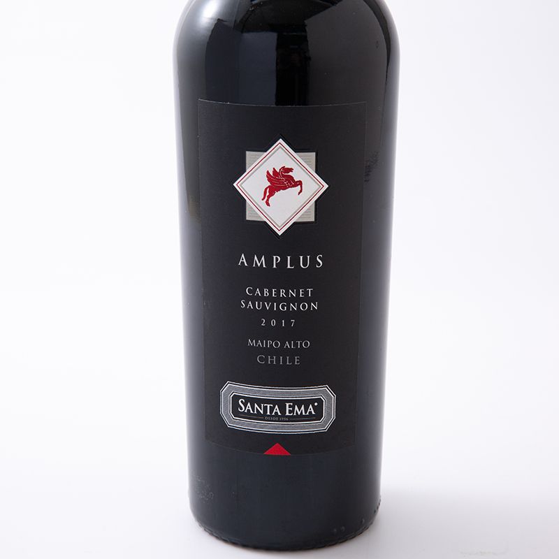 智利原瓶进口红酒现货批发圣艾玛家族珍藏安培士赤霞珠干红葡萄酒产品图