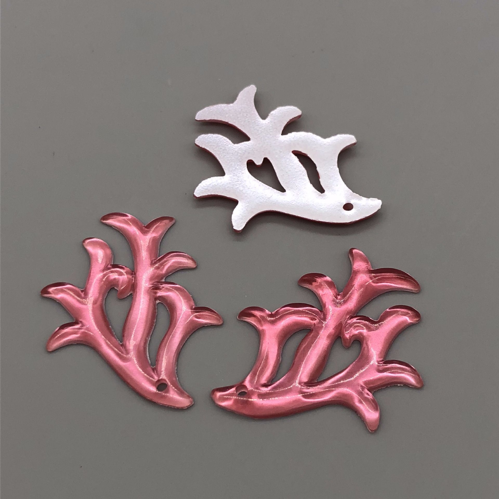 Wholesale of creative imitation shell hollowed-out carved dragon horn resin flat bottom diy ancient-style hairpin accessories in stock details Picture