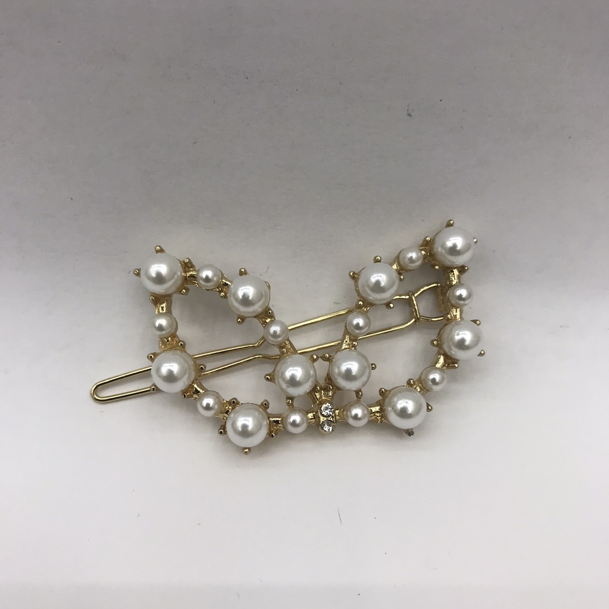 Rabbit ears pearl hairpin thumbnail
