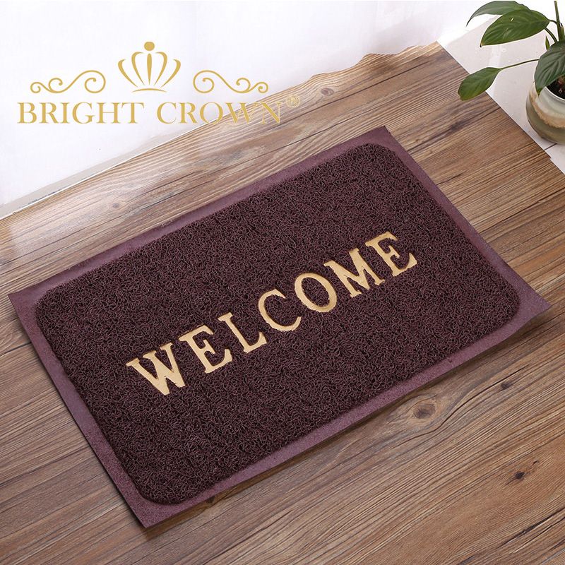 PVC/丝圈/英文白底实物图