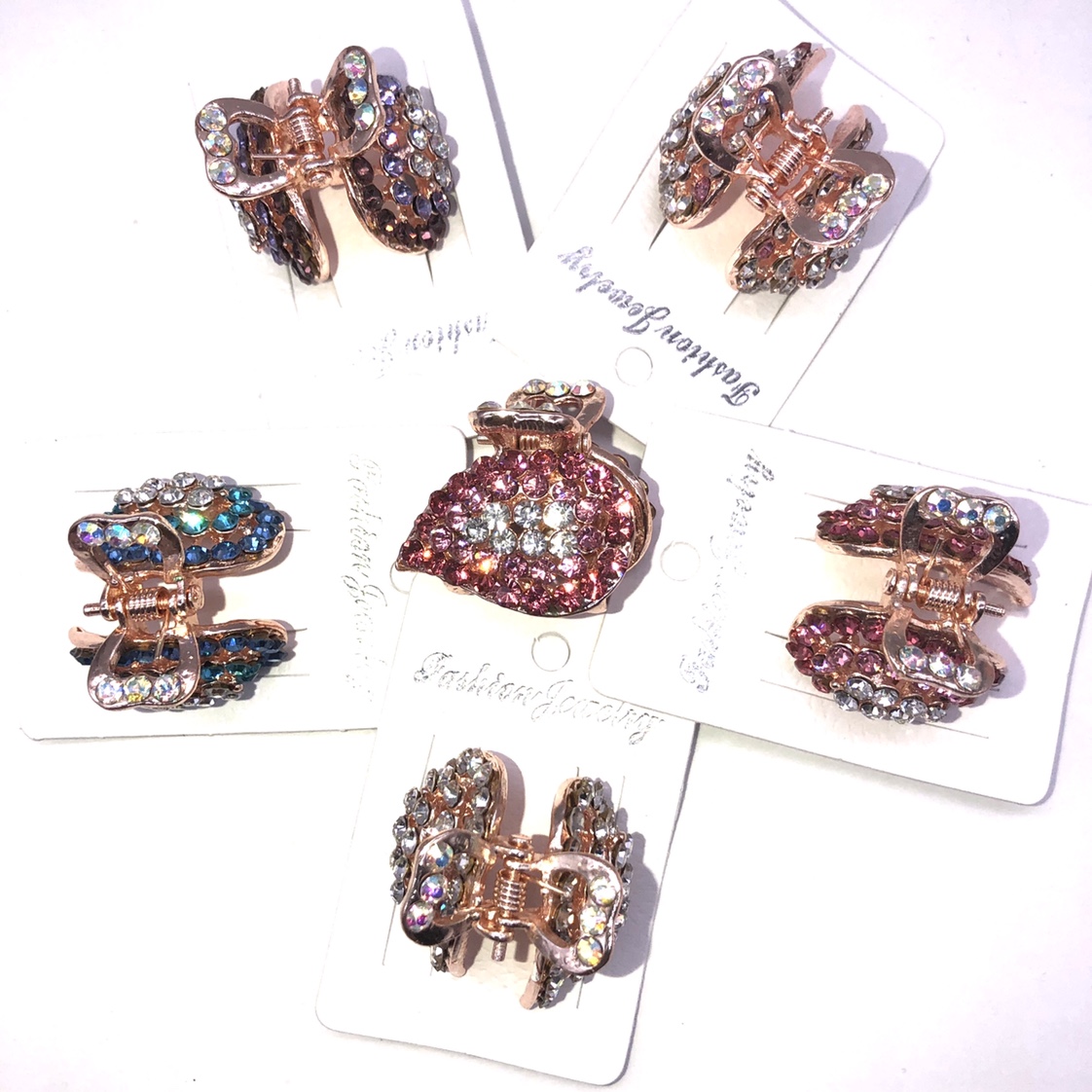 Korean version of small hairpin female grip simple headdress top clip hairpin hair ornaments alloy drill small grip tip thumbnail