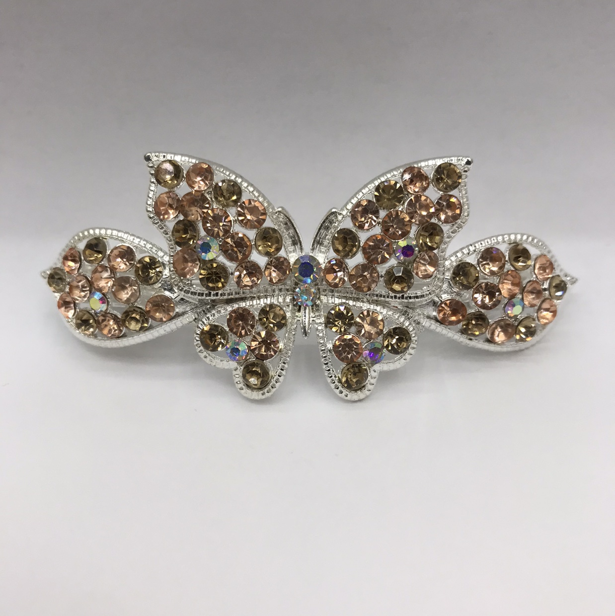 Alloy rhinestone butterfly thumbnail