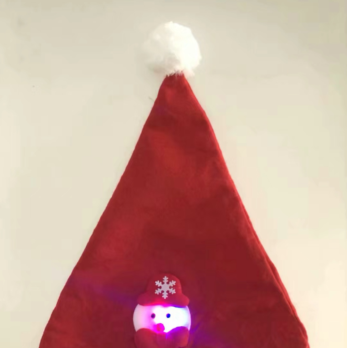 Christmas flash hat, Christmas doll hat, doll, shining Christmas hat Application Scenario