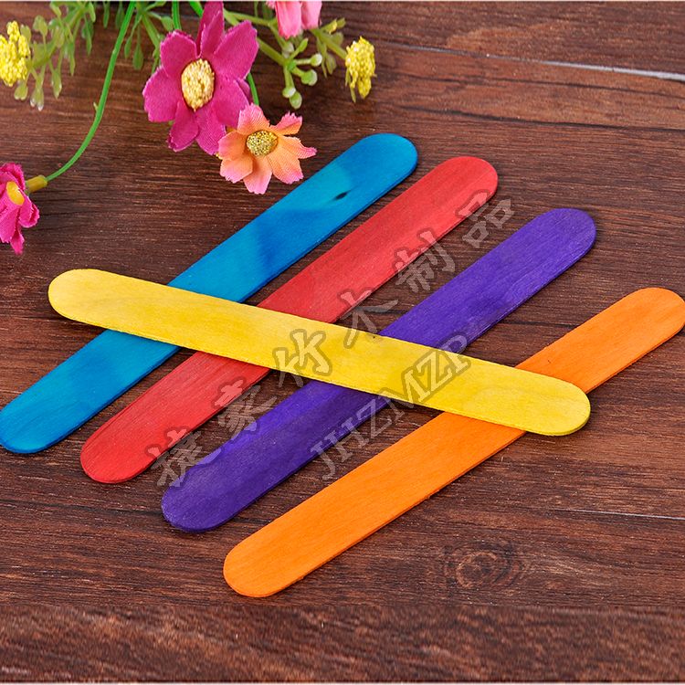 义乌好货 桦木彩色压舌棒优质木制压舌棒卫生用品木棒细节图