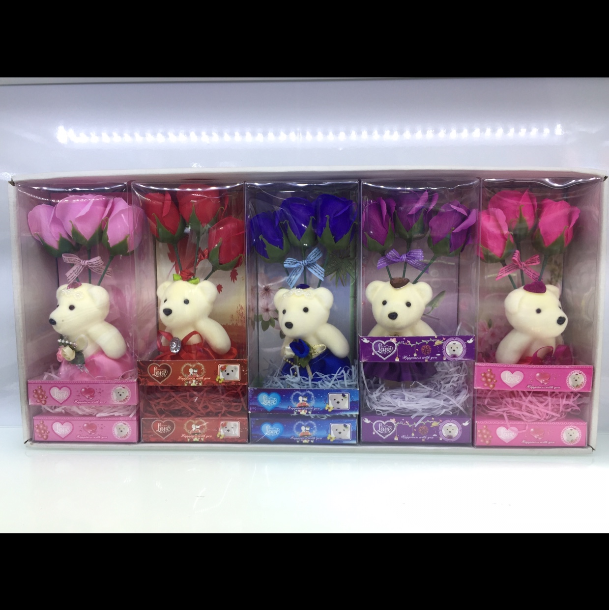 玩具熊十香皂花