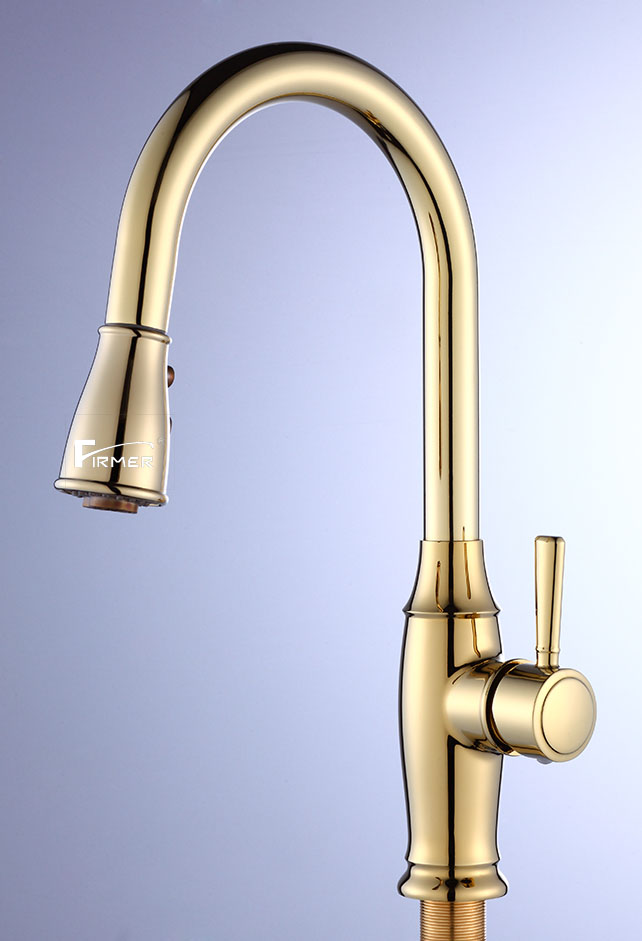 FIRMER YLN1874 new pull-out kitchen faucet, sink faucet, cold and hot water kitchen faucet detail image 1
