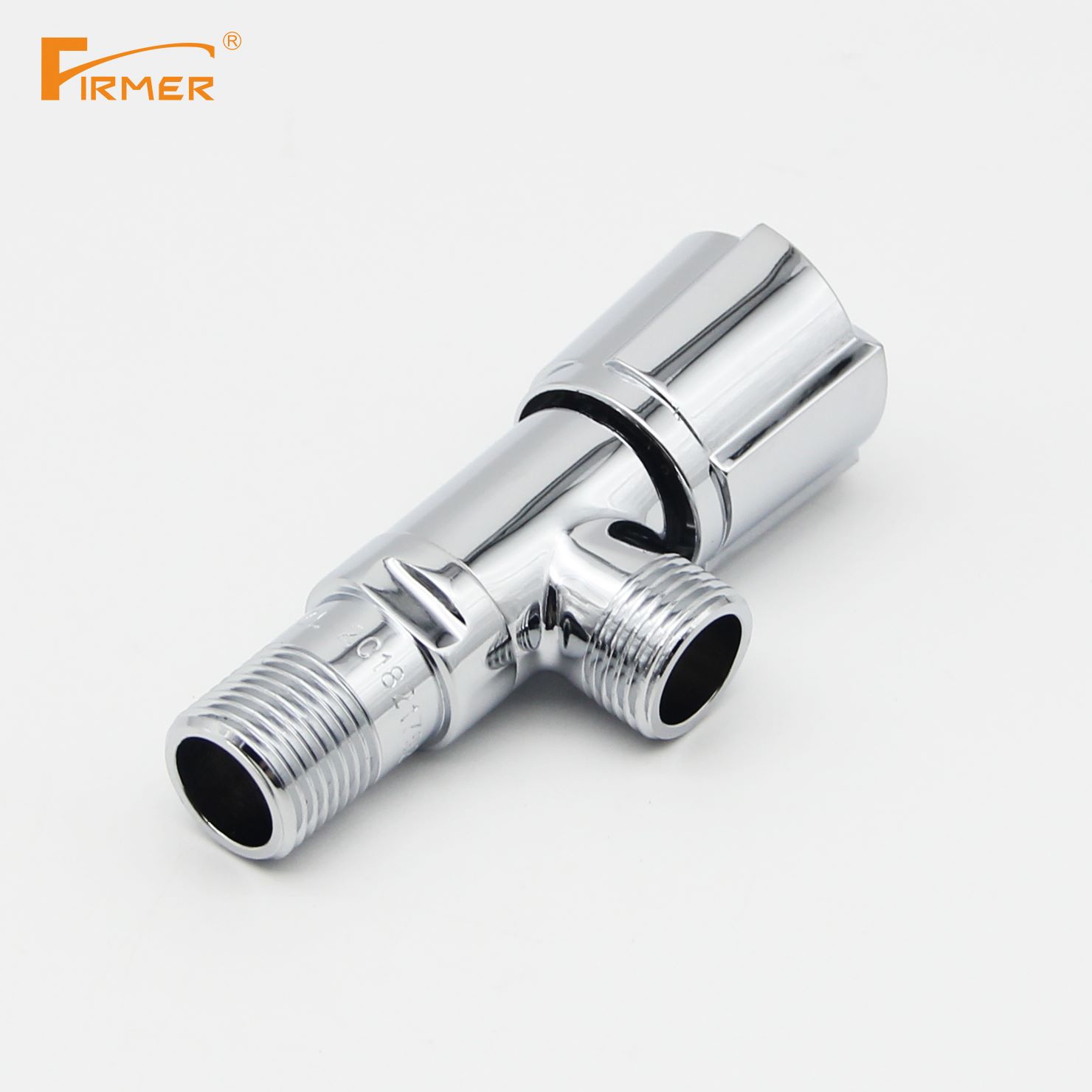 New FIRMER copper rotary Angle valve fast opening slow opening Angle valve Specification drawing