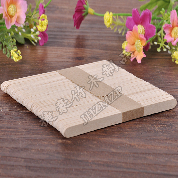 Yiwu Good Goods Jiehao wood-colored ice cream sticks, tongue-pressing sticks, birch counting sticks, accumulation sticks, household and daily use detail image 3