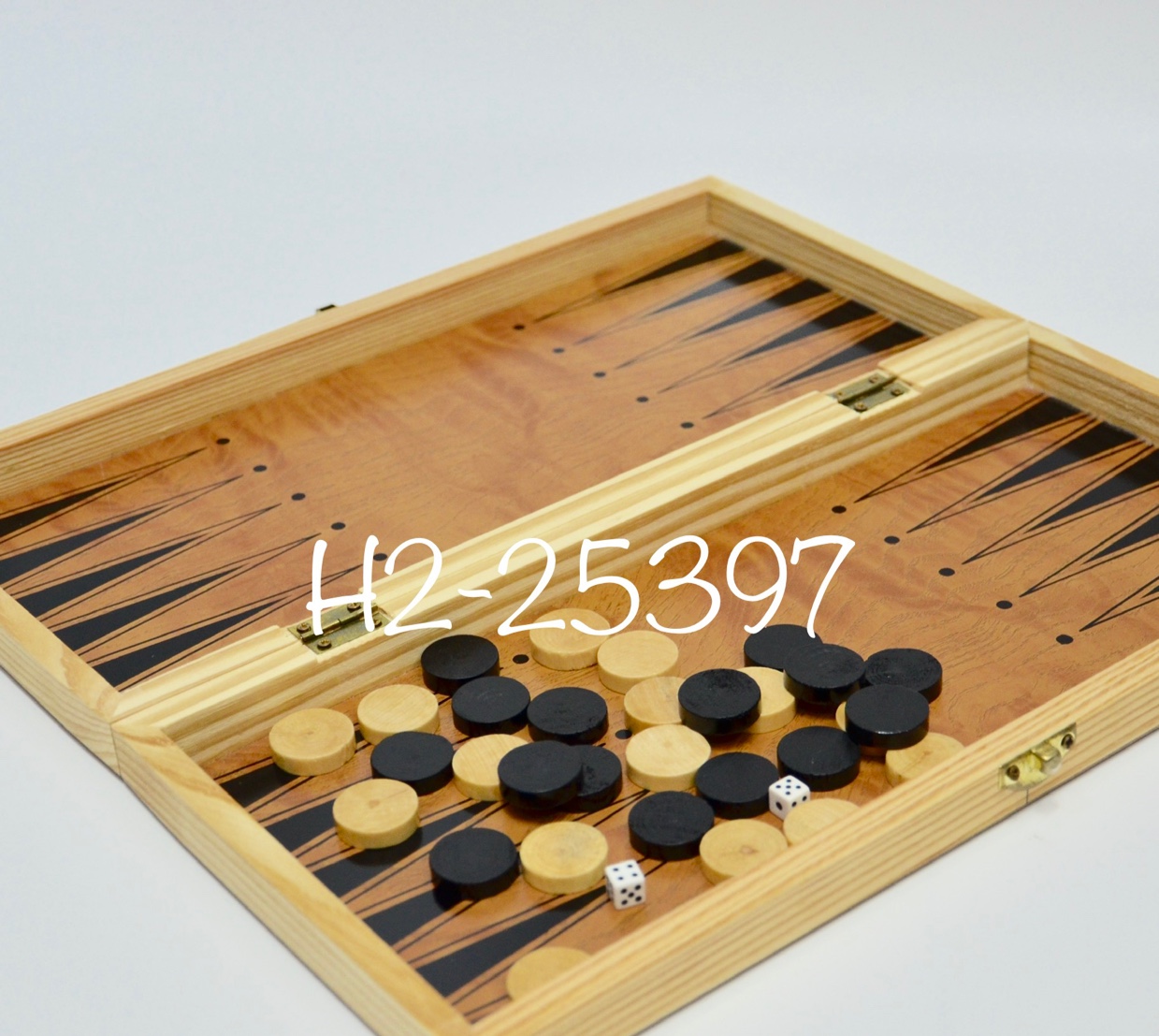 木质国际象棋Wooden Chess/3in1三合一国际象棋&西洋西洋陆战棋/双用木质国际象棋详情图6