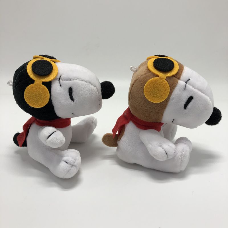 Sitting sunglasses Snoopy cute stuffed toys keychain hanging ornaments grab machine doll boutique doll