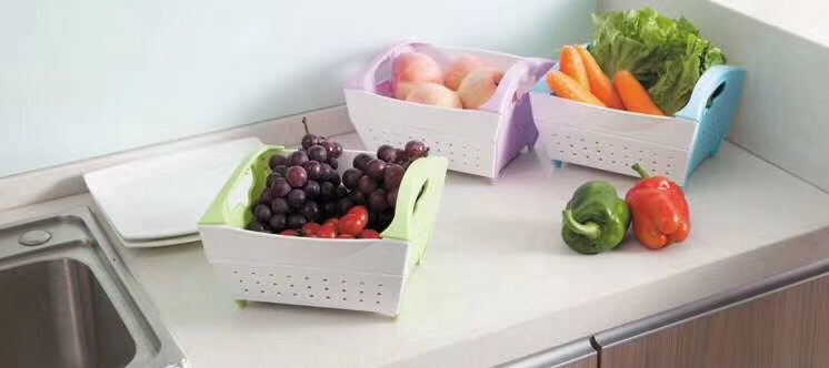 Fold fruits and vegetables