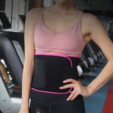 跨境健身腰带可调节彩色保暖护腰运动护腰带透气暴汗束身腰带定制