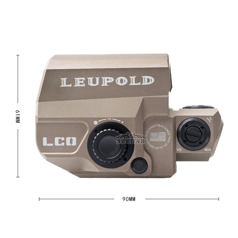 玫瑰金LCO内红点瞄准器JH608 LEUPOLD全息瞄准镜