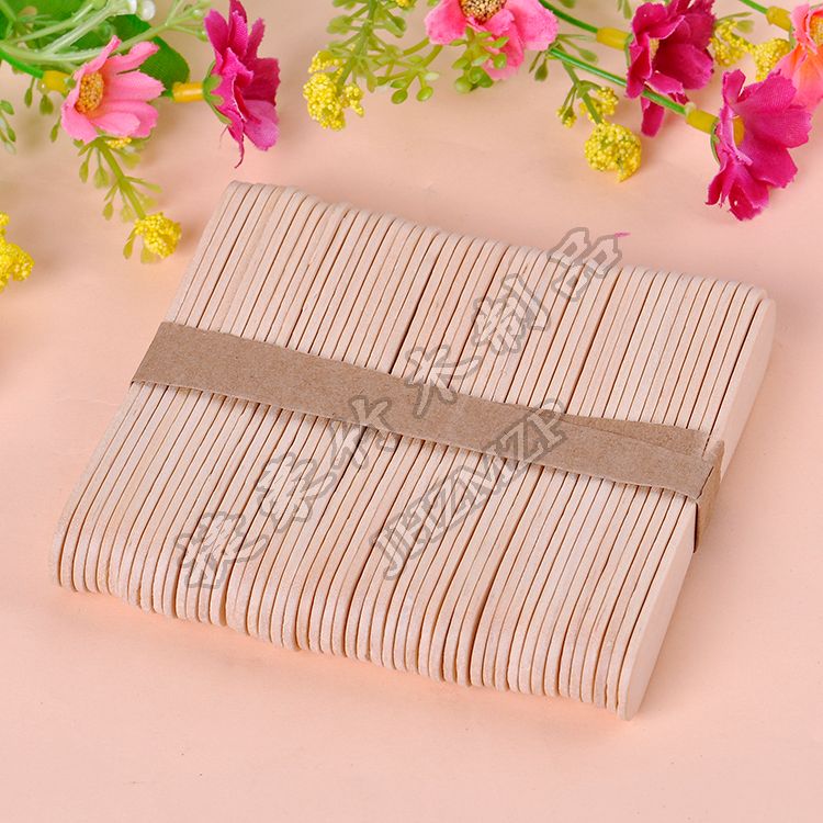 Other disposable products: High-quality and genuine birch ice spoons and multi-purpose wooden spoons wholesale from Yiwu details Picture