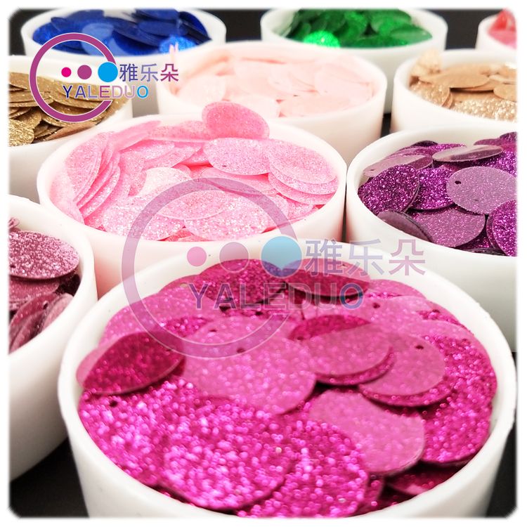 16MM gold powder round sequins and beads, diy jewelry materials, earrings, pendants, accessories, clothing sewing techniques, and auxiliary materials Application Scenario