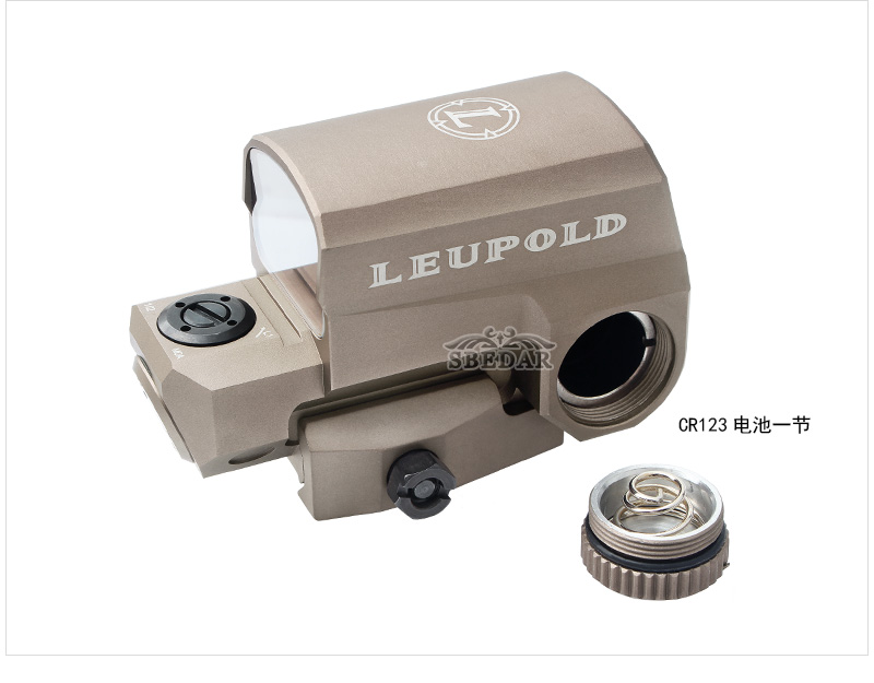 玫瑰金LCO内红点瞄准器JH608 LEUPOLD全息瞄准镜