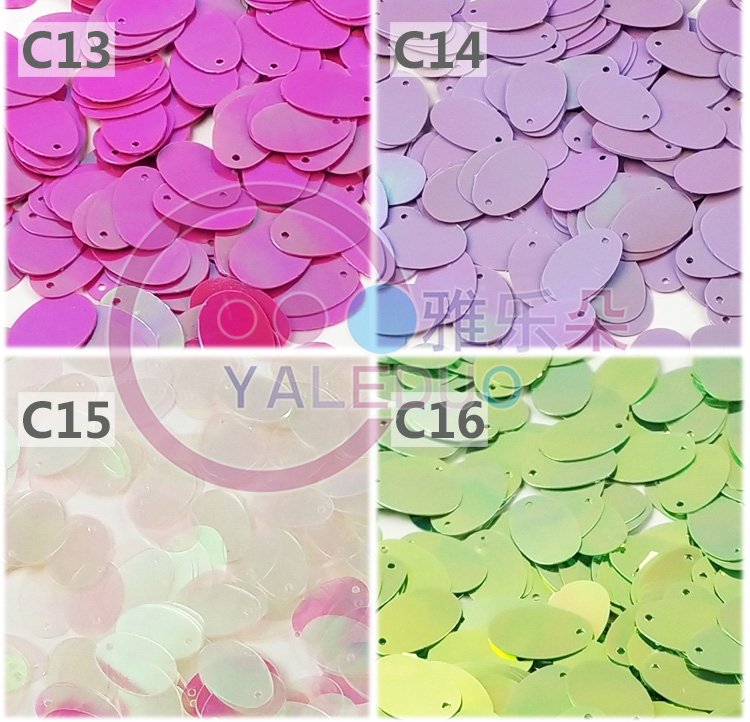 12x19mm oval egg-shaped bead diy jewelry, handcrafted materials, including golden and iridescent earrings, clothing accessories, and sequins detail image 8