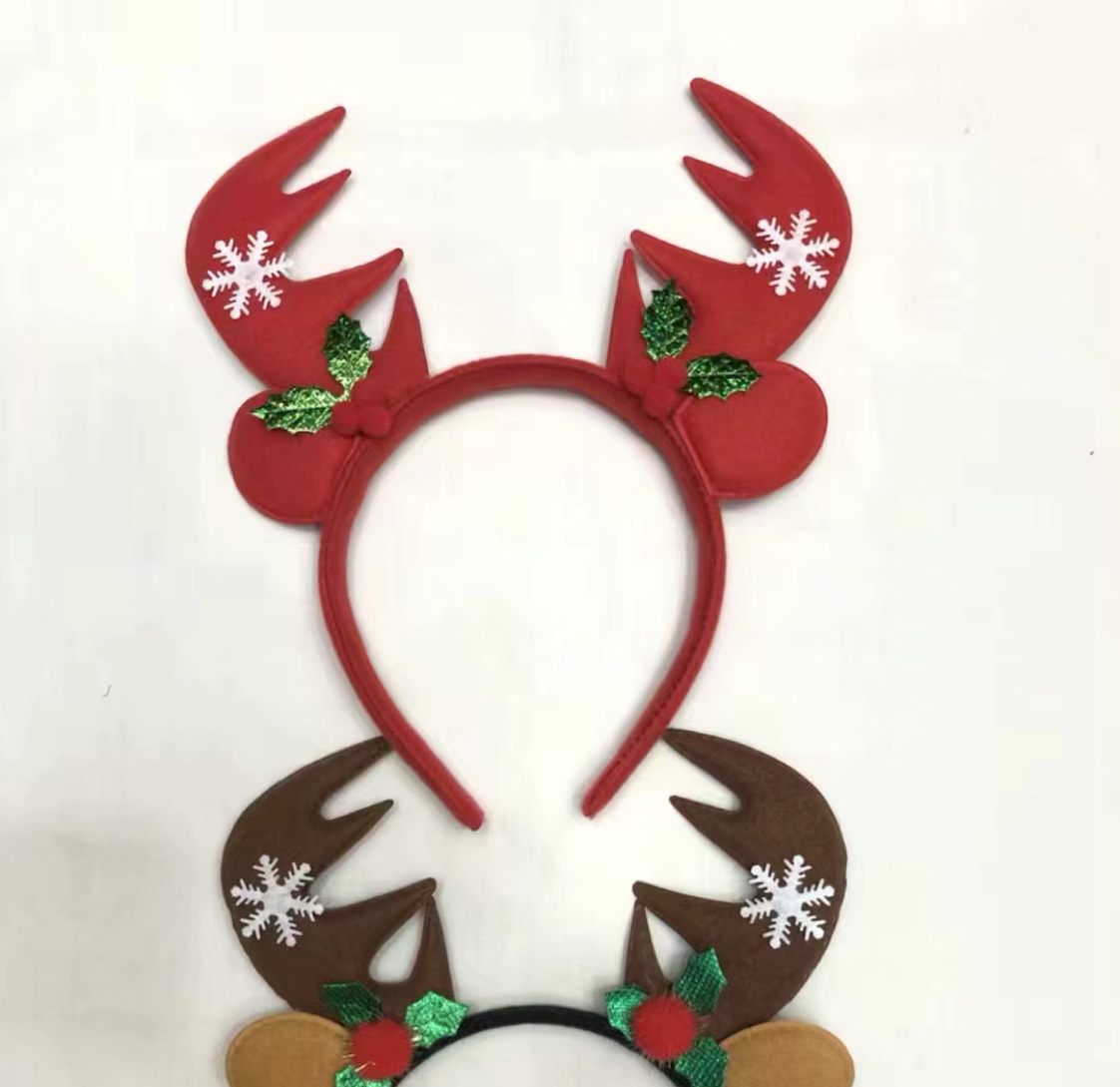 Christmas deer headwear, Christmas hair band, Christmas hair buckle