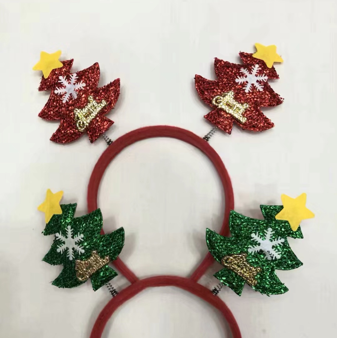Christmas antler headband Christmas hair band Christmas decoration details Picture