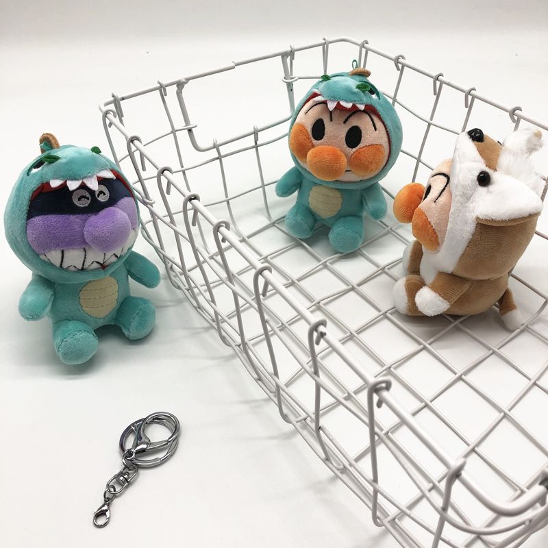 New bread Superman stuffed toy keychain Germ boy Crocodile Shiba Inu doll gift for children
