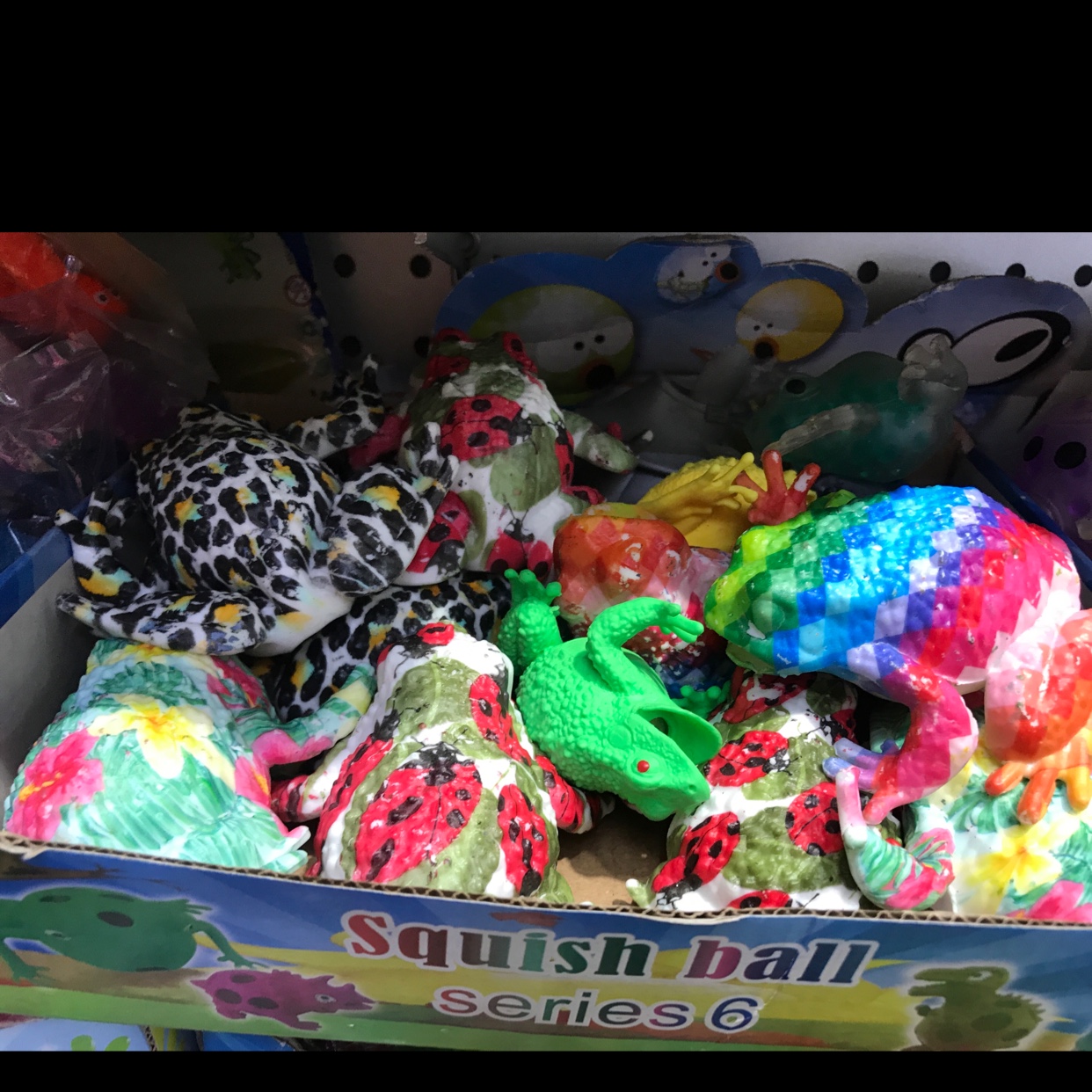 挤压彩绘青蛙，减压，新奇特造型玩具，变色玩具