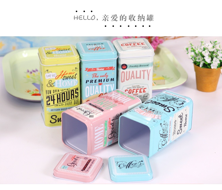 Ma Kou Iron British retro storage jar pen jar change jar jewelry storage box thumbnail