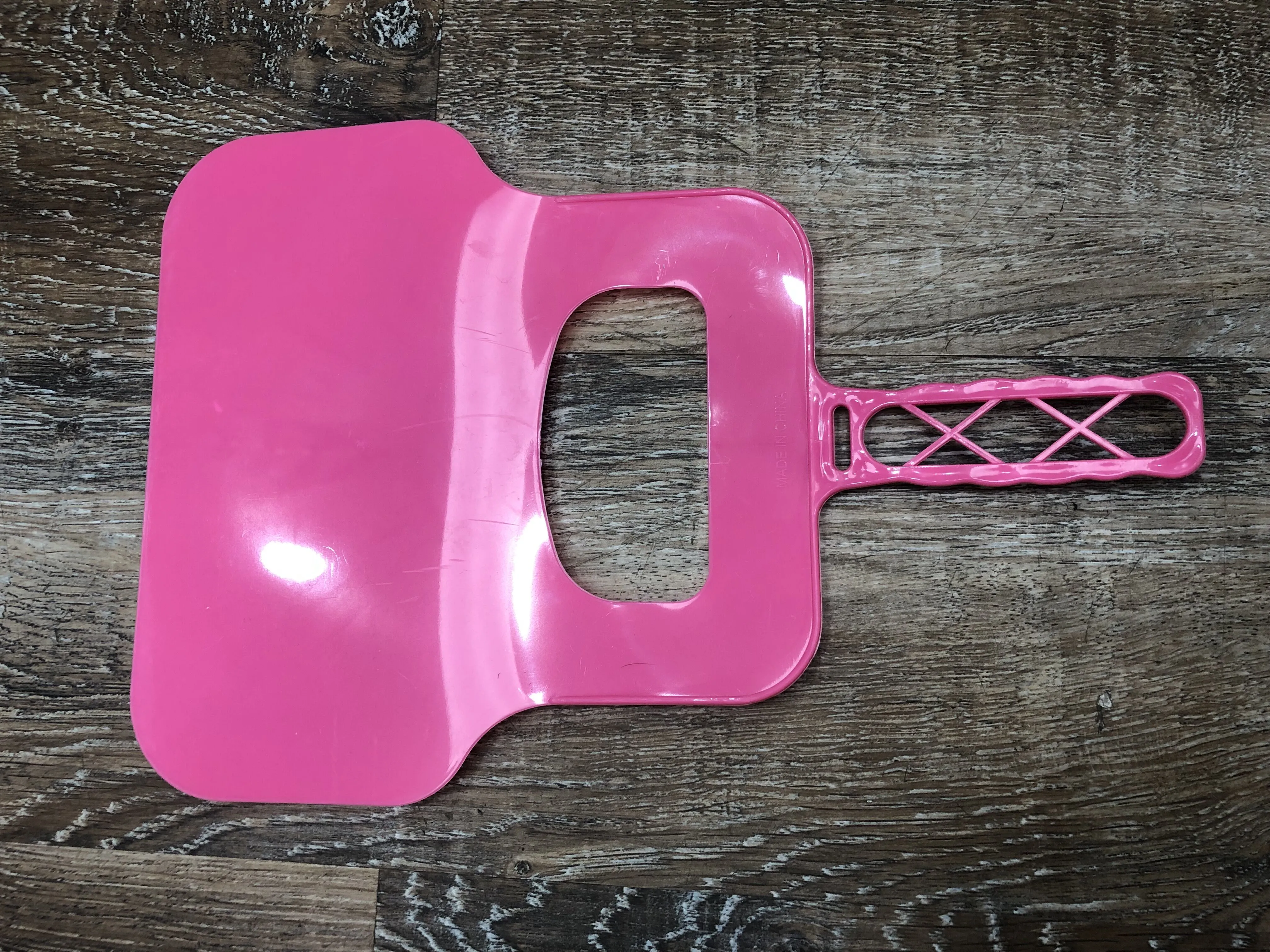 Household barbecue fans, outdoor barbecue tools, hand-cranked barbecue fan accessories, plastic fans, factory direct sales detail image 1