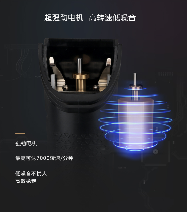 跨境专供2272液晶电动理发器 充电电推剪 发廊专业理发剪推子详情11