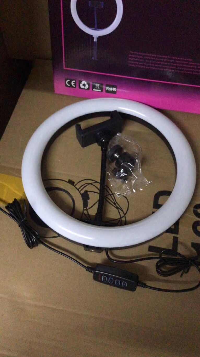 6寸8寸10寸直播补光灯手机直播设备摄影支架自拍LED美颜环形灯详情图11