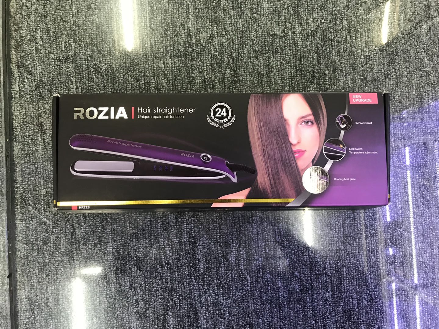 ROZIA hair care products straightening hair splint adjustable temperature HR728