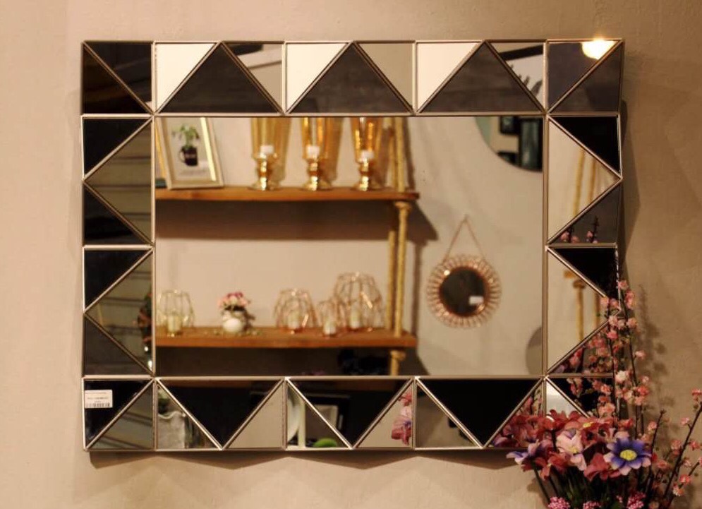 方形塑料壁挂贴镜壁挂镜子欧式 贝斯特工艺 厂家直销  家居摆件装饰 贝斯特工艺