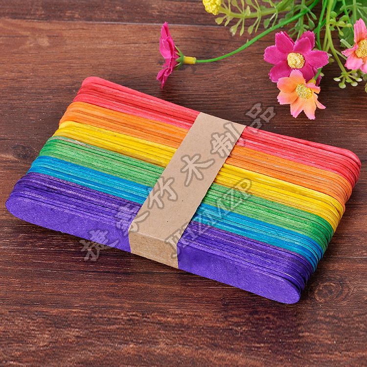 义乌好货 桦木彩色压舌棒优质木制压舌棒卫生用品木棒产品图