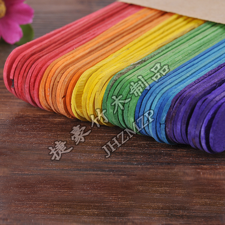 义乌好货 桦木彩色压舌棒优质木制压舌棒卫生用品木棒详情图1